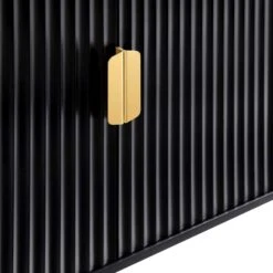 Richmond Ridged Large Sideboard, Matte Black 23 Richmond Ridged Large Sideboard, Matte Black -FINZ Furniture Shop BSD 108 BLACK detail2