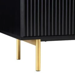 Richmond Ridged Large Sideboard, Matte Black 24 Richmond Ridged Large Sideboard, Matte Black -FINZ Furniture Shop BSD 108 BLACK detail4