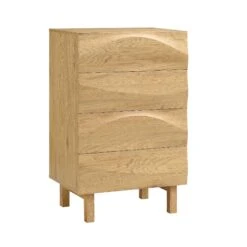Moriko Chest Of 4 Drawers -FINZ Furniture Shop BSD 112 OAK WB1