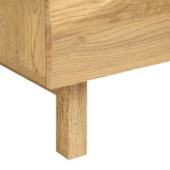 Moriko 2 Drawer Bedside Table -FINZ Furniture Shop BSD 113 OAK detail4