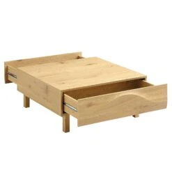 Moriko 2 Drawer Coffee Table 22 Moriko 2 Drawer Coffee Table -FINZ Furniture Shop BSD 114 OAK WB3