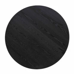 Maru Round Oak Pedestal Dining Table, Black 17 Maru Round Oak Pedestal Dining Table, Black -FINZ Furniture Shop BSD 134 BLACK WB3