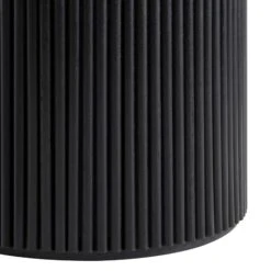 Maru Ceramic Top Black Pedestal Round Dining Table -FINZ Furniture Shop BSD 137 BLACK detail4