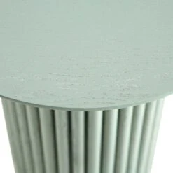 Maru Oak Round Side Table, Sage Green -FINZ Furniture Shop BSD 139 SAGE detail1
