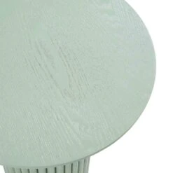 Maru Oak Round Side Table, Sage Green -FINZ Furniture Shop BSD 139 SAGE detail2