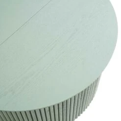 Maru Oak Round Coffee Table With Storage, Sage Green -FINZ Furniture Shop BSD 140 SAGE detail2
