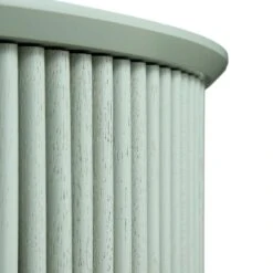 Maru Oak Round Coffee Table With Storage, Sage Green -FINZ Furniture Shop BSD 140 SAGE detail3