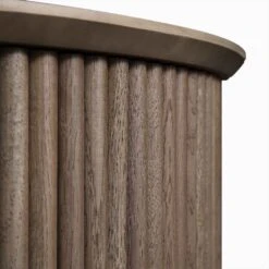 Maru Oak Round Coffee Table With Storage, Silver Oak 22 Maru Oak Round Coffee Table With Storage, Silver Oak -FINZ Furniture Shop BSD 140 SILK detail3