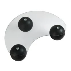 Sveti Curved Glass Coffee Table, Black 17 Sveti Curved Glass Coffee Table, Black -FINZ Furniture Shop BSD 142 BLACK WB3