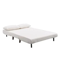 Algo Sofabed With Cushions In Beige Teddy Fabric 2 Seater 23 Algo Sofabed With Cushions In Beige Teddy Fabric 2 Seater -FINZ Furniture Shop D021B BEIGE TEDDY WB6