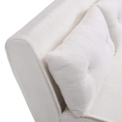 Algo Sofabed With Cushions In Beige Teddy Fabric 2 Seater 30 Algo Sofabed With Cushions In Beige Teddy Fabric 2 Seater -FINZ Furniture Shop D021B BEIGE TEDDY detail1