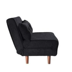 Algo Sofabed With Cushions In Charcoal Teddy Fabric 2 Seater 24 Algo Sofabed With Cushions In Charcoal Teddy Fabric 2 Seater -FINZ Furniture Shop D021B CHARCOAL TEDDY WB3