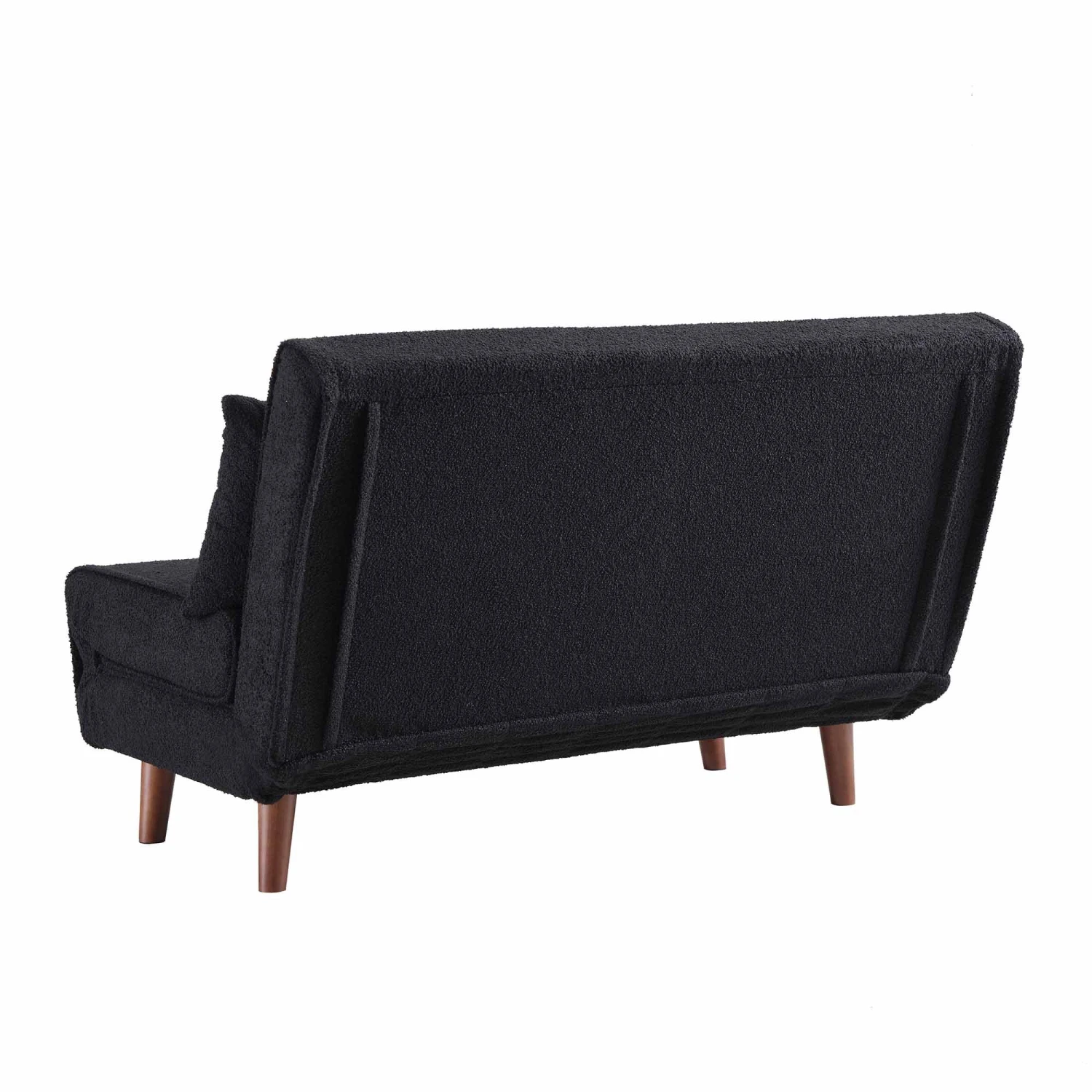 Algo Sofabed With Cushions In Charcoal Teddy Fabric 2 Seater 15 Algo Sofabed With Cushions In Charcoal Teddy Fabric 2 Seater - Image 13