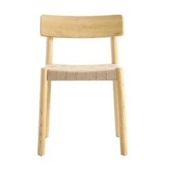 Ditton Set Of 2 Elm Wood And Jute Dining Chairs, Natural 15 Ditton Set Of 2 Elm Wood And Jute Dining Chairs, Natural -FINZ Furniture Shop DCH 086 NAT 2P WB3