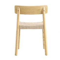 Ditton Set Of 2 Elm Wood And Jute Dining Chairs, Natural 20 Ditton Set Of 2 Elm Wood And Jute Dining Chairs, Natural -FINZ Furniture Shop DCH 086 NAT 2P WB6
