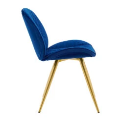 Set Of 2 Cosford Diamond Stitch Dining Chairs (Blue Velvet) 13 Set Of 2 Cosford Diamond Stitch Dining Chairs (Blue Velvet) -FINZ Furniture Shop DCH 2092B BLUEVEL 2P3