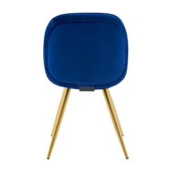 Set Of 2 Cosford Diamond Stitch Dining Chairs (Blue Velvet) 14 Set Of 2 Cosford Diamond Stitch Dining Chairs (Blue Velvet) -FINZ Furniture Shop DCH 2092B BLUEVEL 2P 4