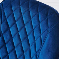 Set Of 2 Cosford Diamond Stitch Dining Chairs (Blue Velvet) 17 Set Of 2 Cosford Diamond Stitch Dining Chairs (Blue Velvet) -FINZ Furniture Shop DCH 2092B BLUEVEL 2P detail2