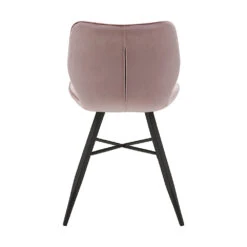 Set Of 2 Ampney Velvet Diamond Stitch Dining Chairs With Metal Legs (Dusty Pink Velvet) 15 Set Of 2 Ampney Velvet Diamond Stitch Dining Chairs With Metal Legs (Dusty Pink Velvet) -FINZ Furniture Shop DCH 2097 PINK VEL 2P 5