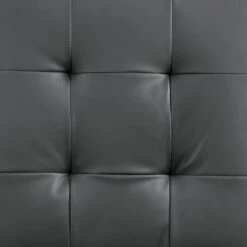 Keyston Set Of 2 Dark Grey PU Leather Upholstered Dining Chairs With Chrome Legs 20 Keyston Set Of 2 Dark Grey PU Leather Upholstered Dining Chairs With Chrome Legs -FINZ Furniture Shop DCH 2140 DARKGREY PU 2P detail2