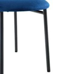 Donna Set Of 2 Navy Blue Velvet Dining Chairs 23 Donna Set Of 2 Navy Blue Velvet Dining Chairs -FINZ Furniture Shop DCH 2149 NAVY VEL 2P detail4