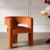 Greenwich Rust Velvet Dining Chair -FINZ Furniture Shop DCH 2159 RUST VEL main