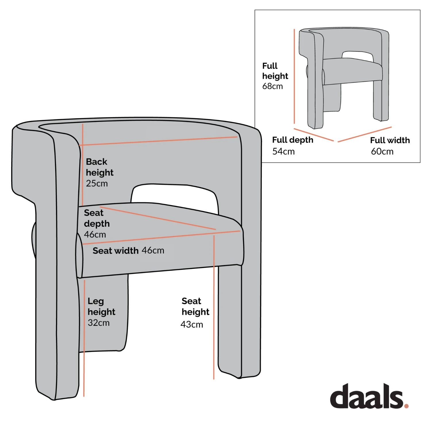 Greenwich Grey Corduroy Dining Chair 7 Greenwich Grey Corduroy Dining Chair - Image 5