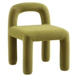 Libby Olive Green Velvet Dining Chair 15 Libby Olive Green Velvet Dining Chair -FINZ Furniture Shop DCH 2160 OLIVE VEL WB2