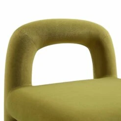 Libby Olive Green Velvet Dining Chair 21 Libby Olive Green Velvet Dining Chair -FINZ Furniture Shop DCH 2160 OLIVE VEL detail1