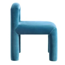 Libby Air Force Blue Velvet Dining Chair -FINZ Furniture Shop DCH 2160 PETROL VEL WB3