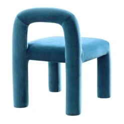Libby Air Force Blue Velvet Dining Chair -FINZ Furniture Shop DCH 2160 PETROL VEL WB5