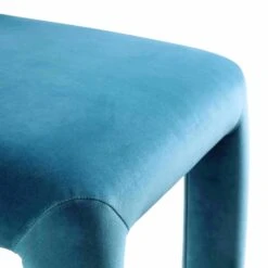 Libby Air Force Blue Velvet Dining Chair -FINZ Furniture Shop DCH 2160 PETROL VEL detail4