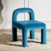 Libby Air Force Blue Velvet Dining Chair -FINZ Furniture Shop DCH 2160 PETROL VEL main