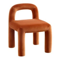 Libby Rust Velvet Dining Chair -FINZ Furniture Shop DCH 2160 RUST VEL WB2