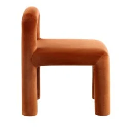 Libby Rust Velvet Dining Chair -FINZ Furniture Shop DCH 2160 RUST VEL WB3