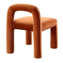 Libby Rust Velvet Dining Chair -FINZ Furniture Shop DCH 2160 RUST VEL WB4