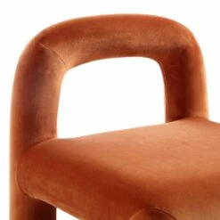 Libby Rust Velvet Dining Chair -FINZ Furniture Shop DCH 2160 RUST VEL detail2