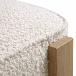 Ophelia Ecru Boucle Dining Chair -FINZ Furniture Shop DCH 2187 ECRU BOU detail3