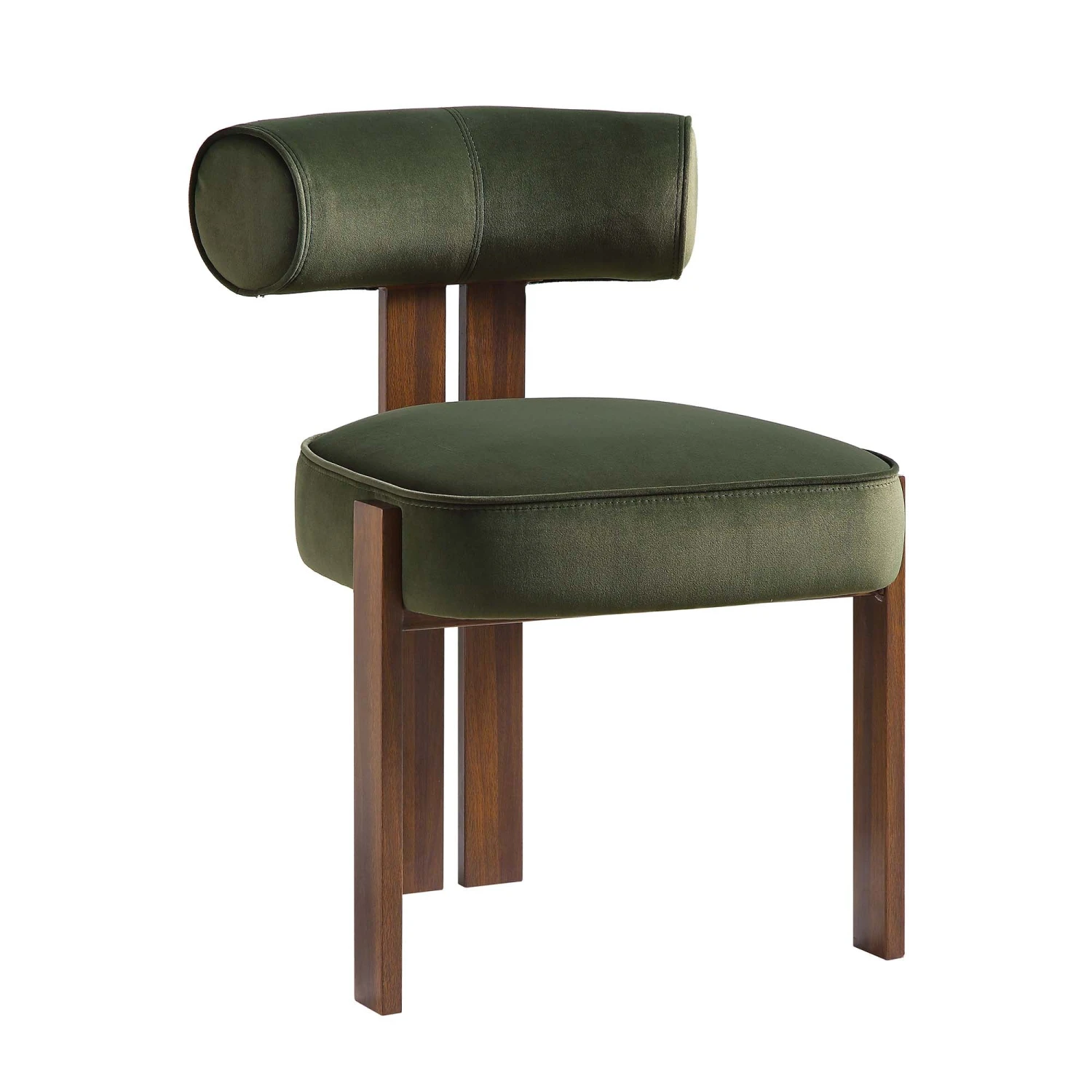 Ophelia Moss Green Velvet Dining Chair 7 Ophelia Moss Green Velvet Dining Chair - Image 5