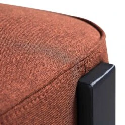 Ophelia Terracotta Fabric Dining Chair -FINZ Furniture Shop DCH 2187 TERRA FAB BLACK detail3