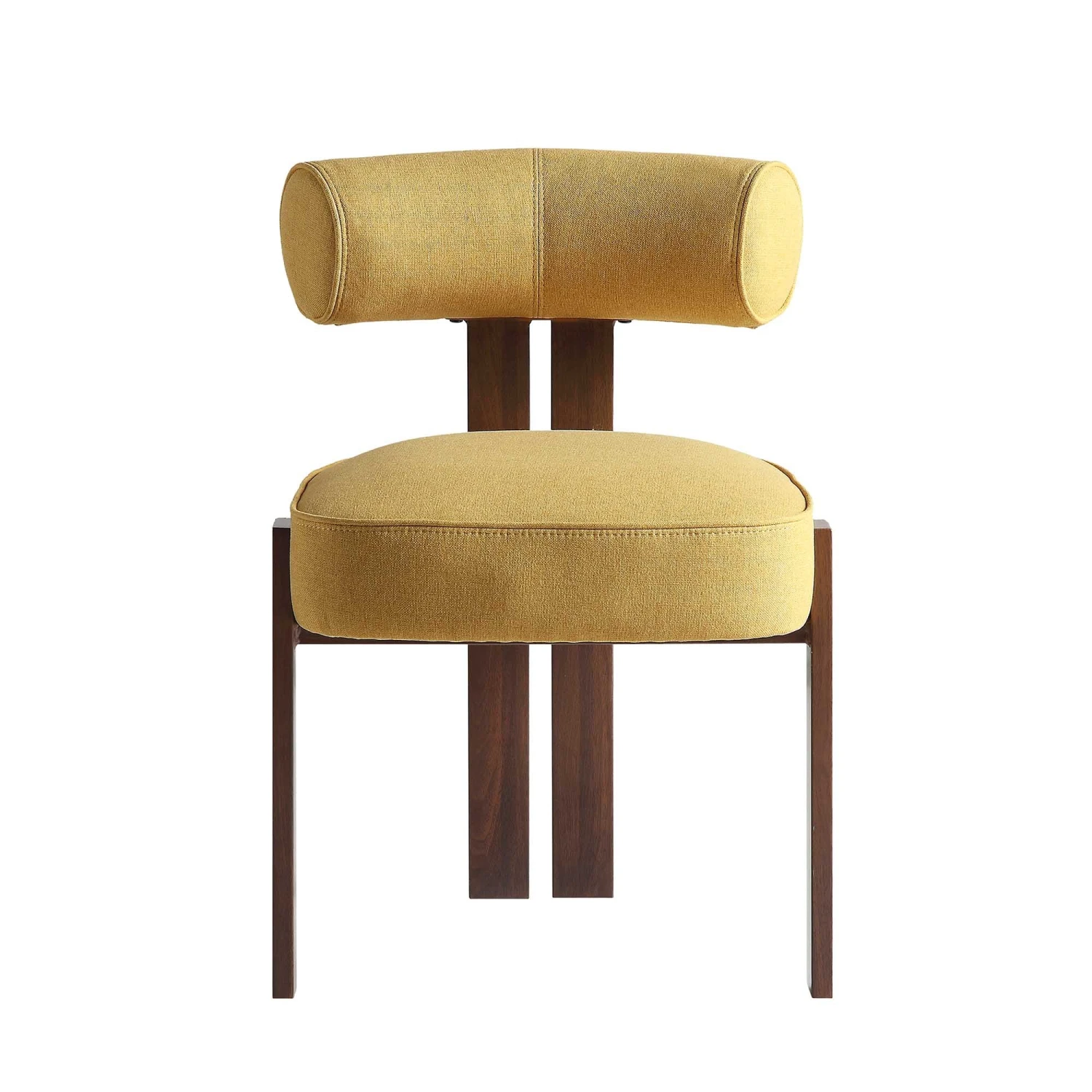 Ophelia Honey Gold Fabric Dining Chair 7 Ophelia Honey Gold Fabric Dining Chair - Image 5