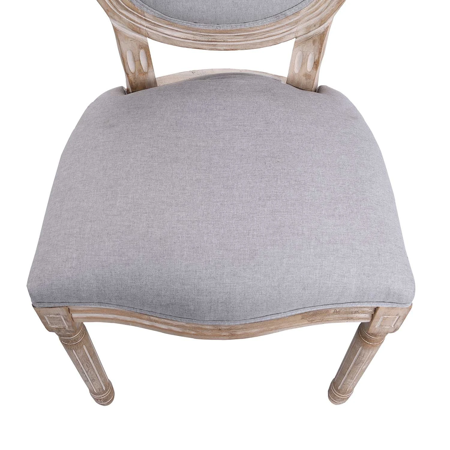 Lainston Set Of 2 Classic Limewashed Wooden Dining Chairs, Grey 11 Lainston Set Of 2 Classic Limewashed Wooden Dining Chairs, Grey - Image 9
