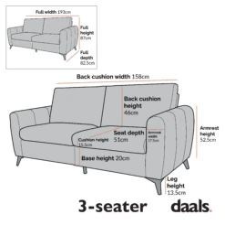 Noak 3-Seater Grey Woven Fabric Sofa With Chrome Legs 29 Noak 3-Seater Grey Woven Fabric Sofa With Chrome Legs -FINZ Furniture Shop Dimensional Drawings AUGUST 2022 AYSF 014 3ST dedbf775 6ff9 4e29 b1a7 8695cec552a2