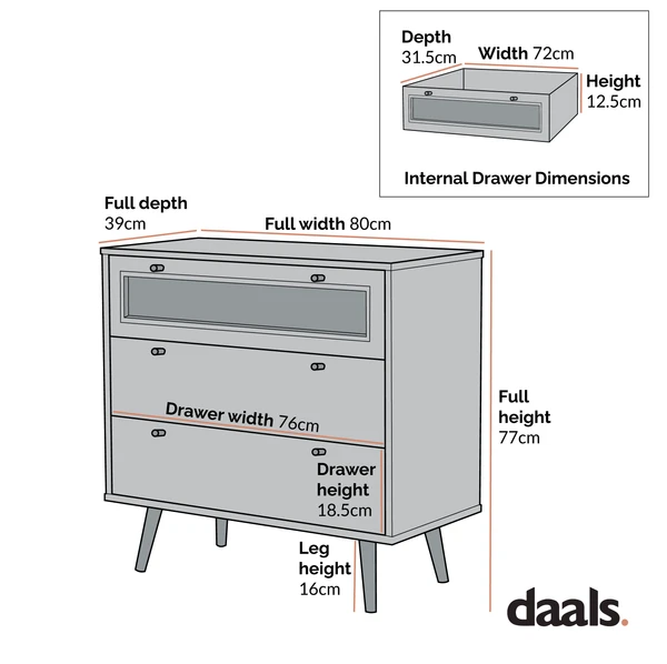 Anya Woven Rattan Chest Of 3 Drawer In Mint Colour 7 Anya Woven Rattan Chest Of 3 Drawer In Mint Colour - Image 5