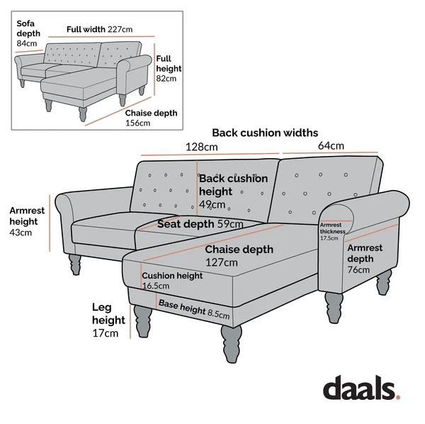 Hanney Chesterfield Chaise Sofabed In Moss Green Velvet 6 Hanney Chesterfield Chaise Sofabed In Moss Green Velvet - Image 4