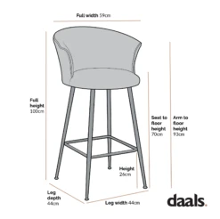 Kylie Set Of 2 Blue Velvet Bar Stools 20 Kylie Set Of 2 Blue Velvet Bar Stools -FINZ Furniture Shop Dimensional Drawings JUNE 2022 MB 222 b3bb9eee 0c67 4bb6 9e3b 36a7d2c82c65