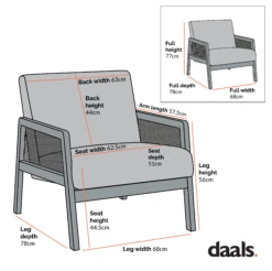 Fyne Moss Green Velvet Walnut Frame Rattan Armchair -FINZ Furniture Shop Dimensional Drawings Mar 2023 ACH 608 e5a6aa67 cf5a 434c 9b4a edd8aeffbd62