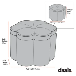 Pollie Grey Velvet Storage Stool -FINZ Furniture Shop Dimensional Drawings Mar 2023 pouf 291 600x ffc0fd56 ba9d 447b a4c9 2604b62ea047