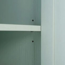 Frances Woven Rattan 1-Door Bathroom Cabinet, Mint -FINZ Furniture Shop FT BAC 01 SAGE detail4