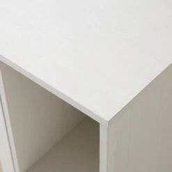 Frances Woven Rattan Drinks Cabinet, White 23 Frances Woven Rattan Drinks Cabinet, White -FINZ Furniture Shop FT CAB 02 WHITE detail3